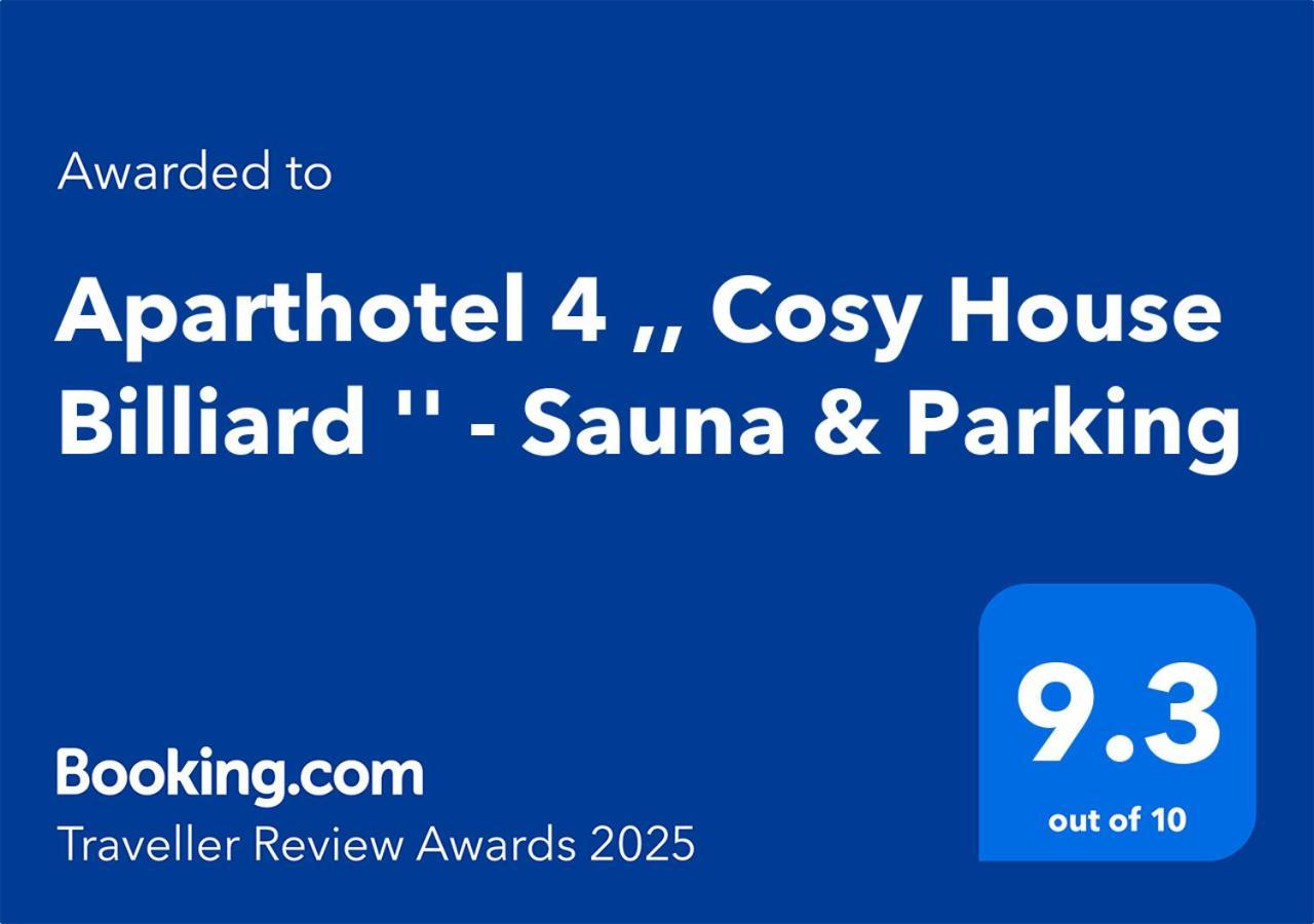 Aparthotel 4 ,, Cosy House Billiard " - Sauna & Parking 카우나스 외부 사진